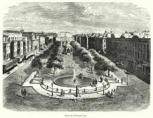 Piazza Mohammed Ali, Alessandria, Egitto da Bruno Heinrich Strassberger