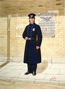 Agente di polizia nel 1863