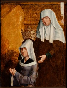 Guillemette de Vergy e il suo santo patrono, possibilmente Elisabetta d