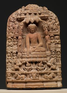 Placca che raffigura episodi della vita di Shakyamuni Buddha