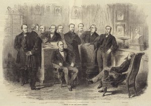 Un incontro del nuovo ministero francese da Burn Smeeton