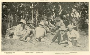 Conferenza dopo la battaglia dei Rough Riders, Guerra ispano-americana, giugno 1898, 1899 da Burr McIntosh