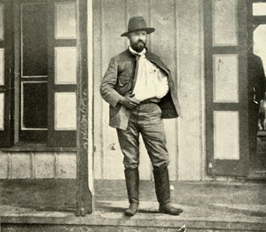 Creelman, subito dopo essere smontato da cavallo..., Guerra ispano-americana, 4 luglio 1898, 1899 da Burr McIntosh