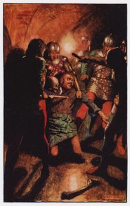 Illustrazione per The Cloister and The Hearth di Charles Reade da Byam (after) Shaw