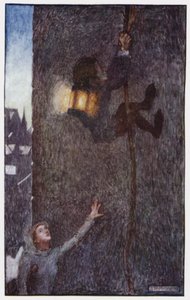 Illustrazione per The Cloister and The Hearth di Charles Reade da Byam (after) Shaw