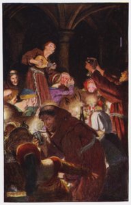 Illustrazione per Il chiostro e il focolare di Charles Reade da Byam (after) Shaw