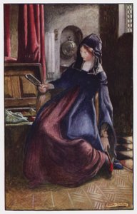 Illustrazione per The Cloister and The Hearth di Charles Reade (litografia a colori)