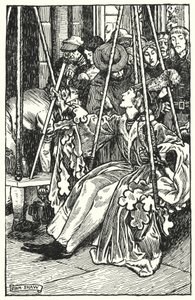 Illustrazione per Il chiostro e il focolare di Charles Reade da Byam (after) Shaw
