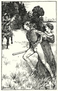 Illustrazione per Il chiostro e il focolare di Charles Reade da Byam (after) Shaw
