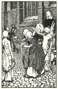 Illustrazione per The Cloister and The Hearth di Charles Reade (litografia) da Byam (after) Shaw