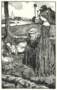 Illustrazione per The Cloister and The Hearth di Charles Reade (litografia) da Byam (after) Shaw