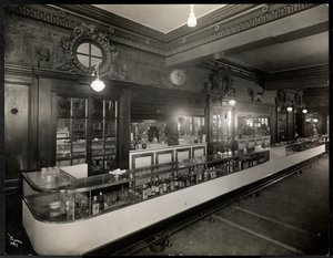 Un bar al Robert Treat Hotel, Newark, New Jersey, 1916 da Byron Company