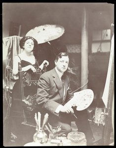 Harrison Fisher e modella, 1908-9