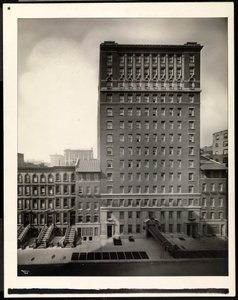 Hotel La Salle, 30 East 60th Street, New York, 1920 da Byron Company