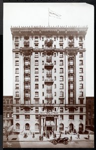 Hotel Woodstock al 127 West 43rd Street, New York, 1907 da Byron Company