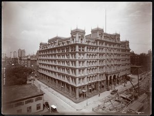 Park Avenue Hotel, dalla 32ª alla 33ª strada, New York, 1901 o 1902 da Byron Company
