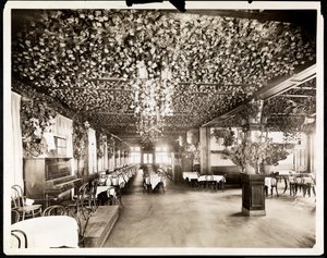 La sala da pranzo dell