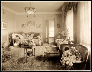 Il salotto della suite 1047 all