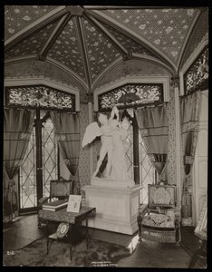 Il salotto della tenuta di Helen Gould (ex residenza di Jay Gould) a Tarrytown, New York, 1893-94 da Byron Company