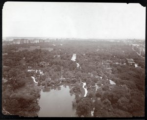 Vista di Central Park dall