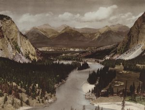 Valle del Bow, Banff da Byron Hill Harmon