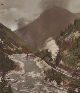 Il canyon del Kicking Horse da Byron Hill Harmon