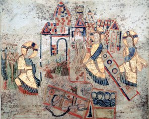 Arte bizantina: "Rappresentazione del Salvatore Cristo che abbatte le porte dell