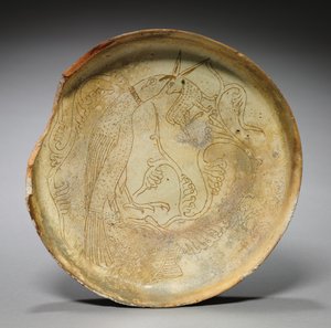 Piatto Profondo con Falco, Coniglio e Foliage, 1100 da Byzantine