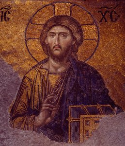 Deesis Cristo in Hagia Sophia da Byzantine