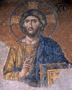 Deesis Cristo in Hagia Sophia da Byzantine