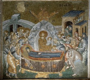 Dormizione della Vergine (Mosaico) da Byzantine