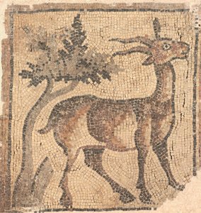 Ariete vicino a un albero da Byzantine