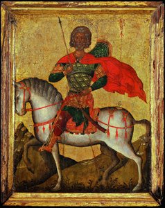 San Mena a cavallo da Byzantine