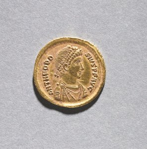 Solidus di Teodosio I il Grande da Byzantine
