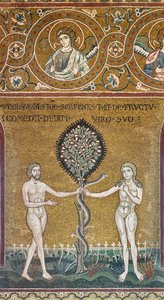 Il peccato originale, mosaico bizantino, Ciclo dell