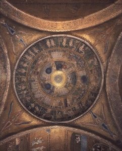 Creazione sulla cupola nel vestibolo da Byzantine Byzantine