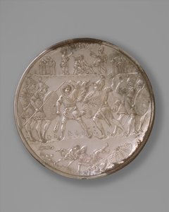 Piatto con la Battaglia di Davide e Golia da Byzantine Byzantine