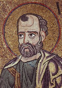 Il profeta Giona (dettaglio) dei mosaici interni nella Basilica di San Marco, XII secolo