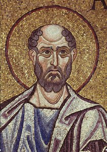 Il profeta Abdia (dettaglio) dei mosaici interni nella Basilica di San Marco, XII secolo da Byzantine Byzantine