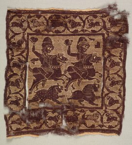 Quadrato ornamentale da una tunica