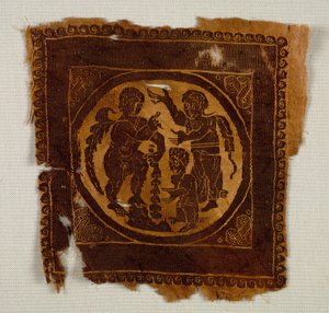 Quadrato ornamentale da una tunica, 400