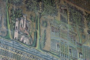 Mosaici sul portico ovest, VIII secolo