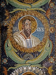 PAOLO: Mosaico bizantino, VI secolo