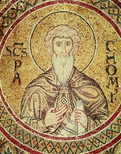 San Pacomio (d.346) da Byzantine School
