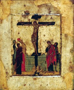 La crocifissione, fine XIV secolo