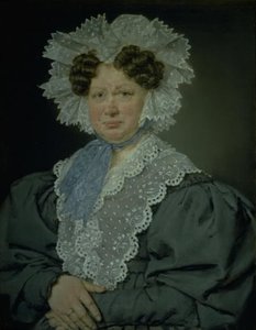 Cameriera Kirsten Stampe nata Kaas (1766-1842) sposata nel 1793 con il cameriere, Holger Barone Stampe di Nysø da C.A. Jensen