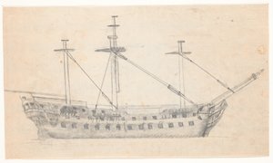 Nave da guerra. Due ponti da C.A. Lorentzen