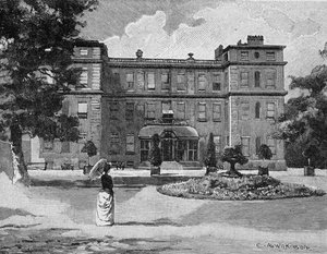 Marlborough House, dal giardino, 1863 da C.A. Wilkinson