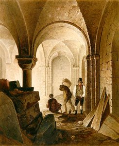 Cripta di St Mary-Le-Bow da C.E. Gwilt