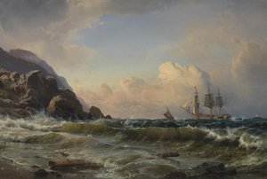 Una costa norvegese